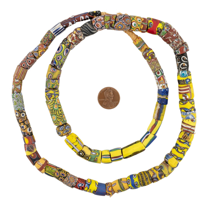 Antique Venetian Millefiori African Trade Beads #20657