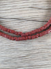 Hidden Gems: Brick Brown Ghana Glass Heishi Beads