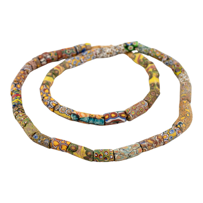 Antique Venetian Millefiori African Trade Beads #20696