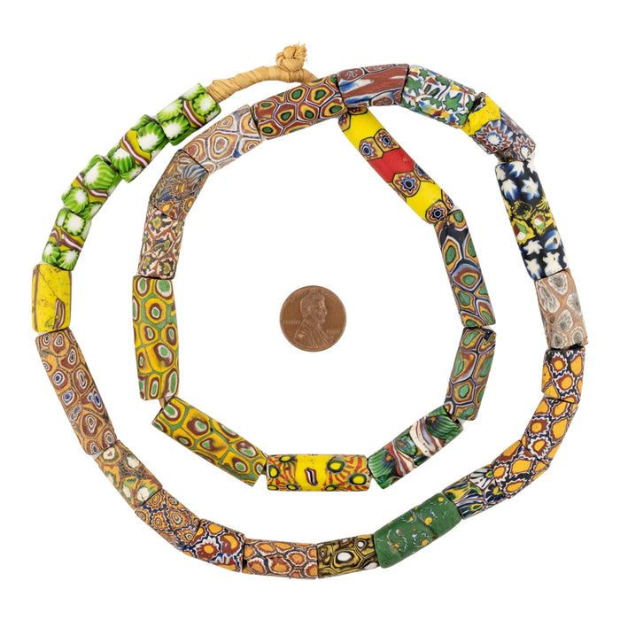 Antique Venetian Millefiori African Trade Beads #20693