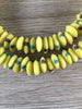 Hidden Gems: Fancy Ashanti Saucer Glass Beads