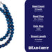 Blue Round Druzy Agate Beads (12mm) - The Bead Chest