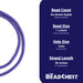 Royal Purple Vinyl Phono Record Beads (6mm) - The Bead Chest