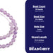 Light Round Amethyst Beads (8mm) - The Bead Chest