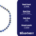 Flat Circular Afghan Lapis Lazuli Beads (8mm) - The Bead Chest