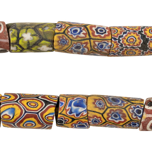 Antique Venetian Millefiori African Trade Beads #20671
