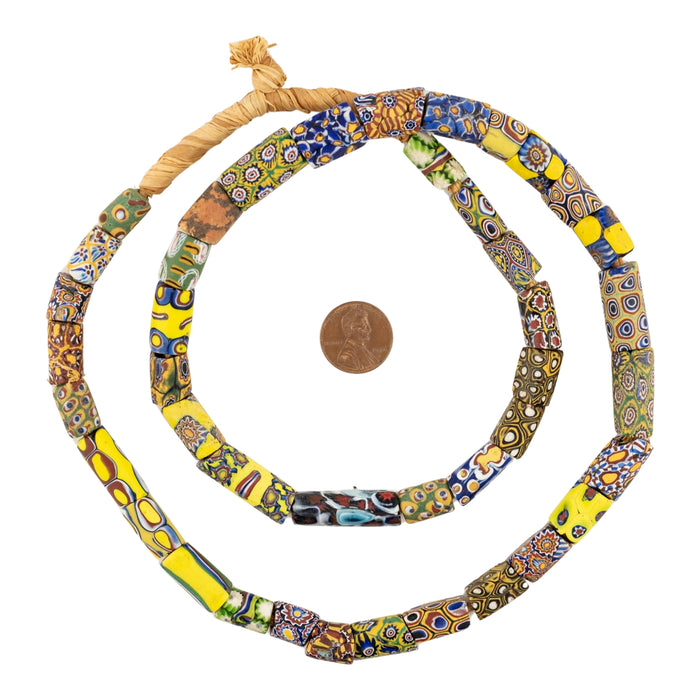 Antique Venetian Millefiori African Trade Beads #20710
