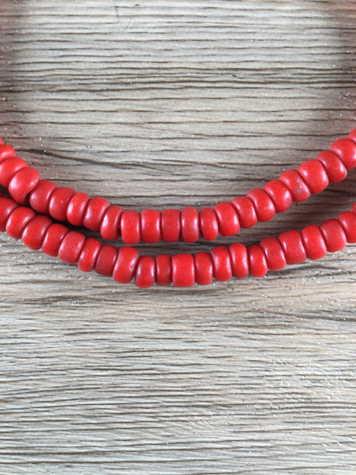 Hidden Gems: Vintage Red Czech Glass Beads