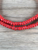 Hidden Gems: Vintage Red Czech Glass Beads