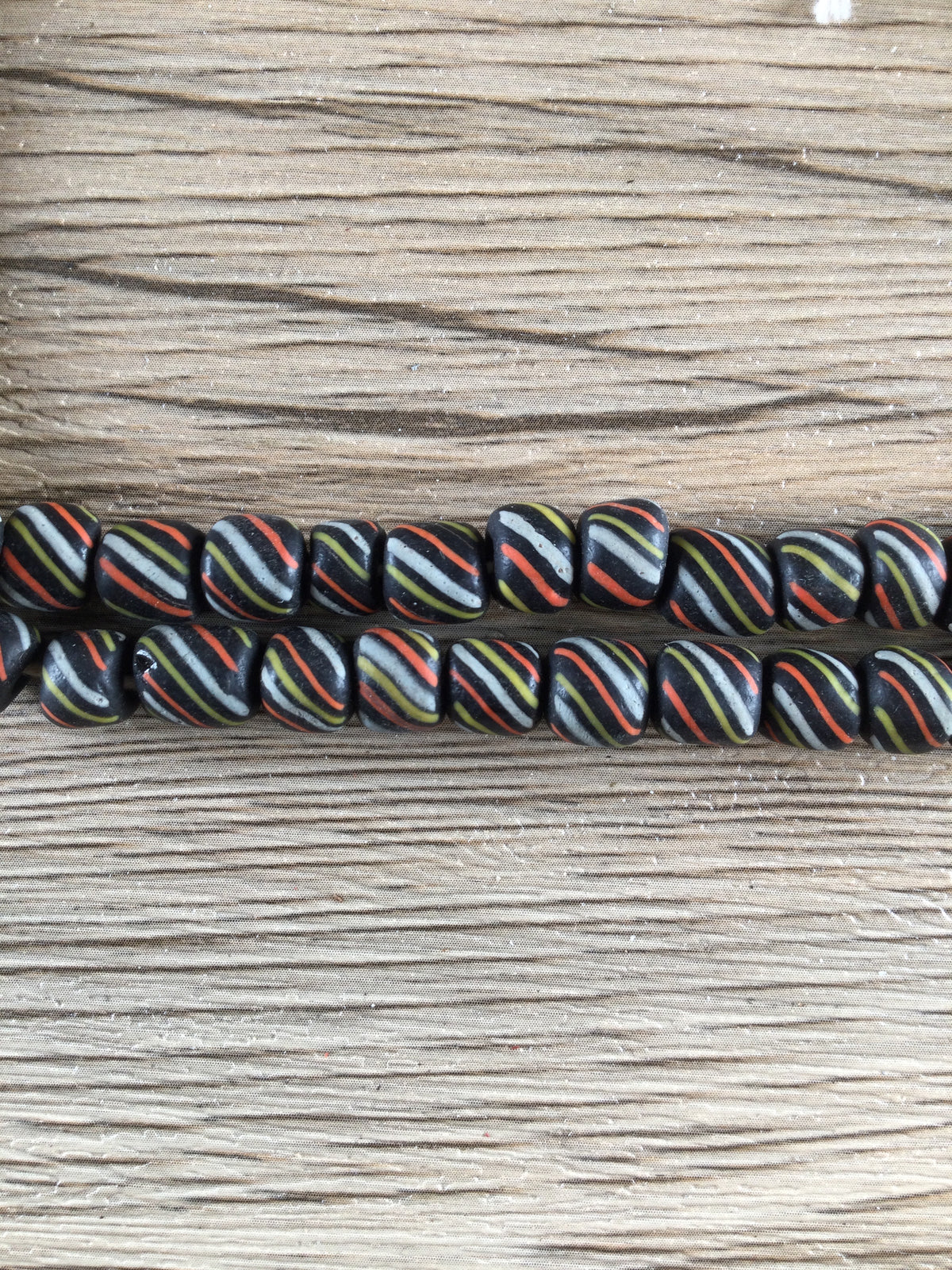 Hidden Gems: Striped Java Glass Beads — The Bead Chest