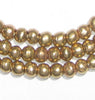 Round Brass Ethiopian Beads (6-7mm) (10 Pack)