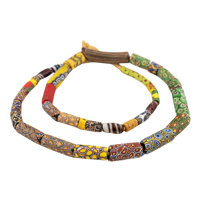 Antique Venetian Millefiori African Trade Beads #20708