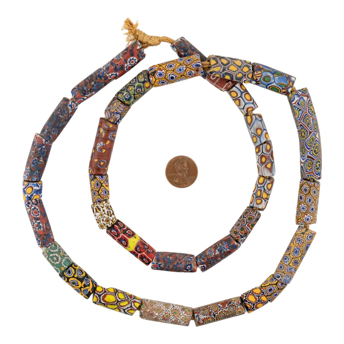 Antique Venetian Millefiori African Trade Beads #20669