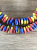 Hidden Gems: Fancy Ashanti Saucer Glass Beads