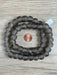Hidden Gems: Groundhog Grey Recycled Glass Beads (14mm)