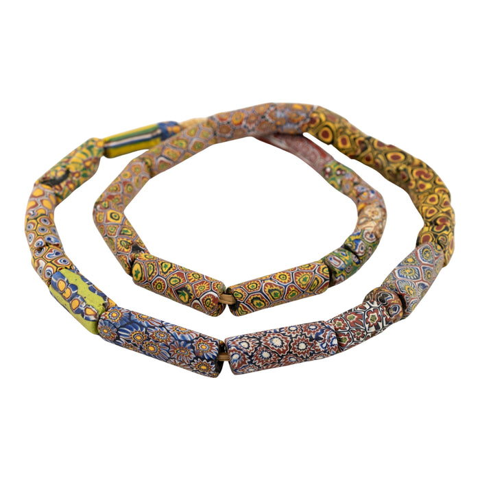 Antique Venetian Millefiori African Trade Beads #20689