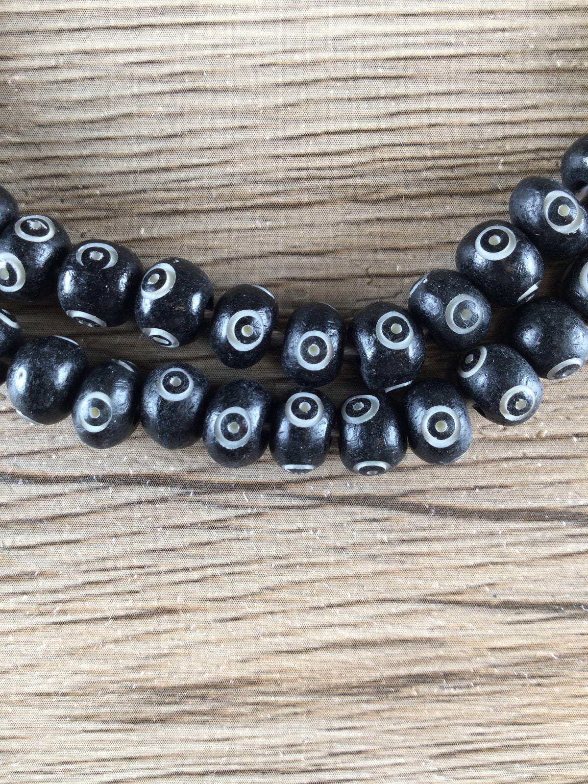 Hidden Gems: Black Java Eye Beads — The Bead Chest