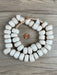 Hidden Gems: White Kenya Bone Beads (Large)