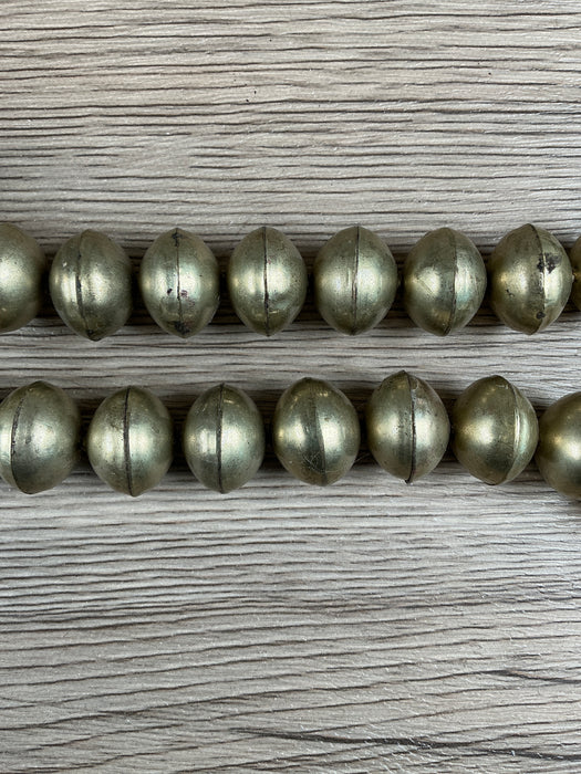 Hidden Gems: Hollow Brass Saucer Beads (15mm)