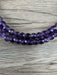 Hidden Gems: Faceted Round Amethyst Beads