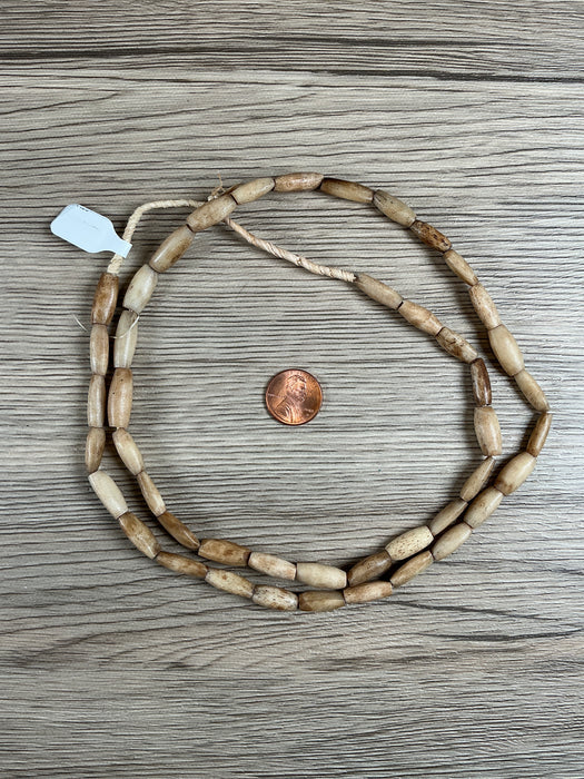 Hidden Gems: Oval African Bone Beads