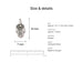 Antiqued silver tiny hamsa hand charm size and details: 12 x 7 mm pewter, 1.5mm loop hole, made in Europe