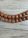 Hidden Gems: Wood Mala Beads (10mm)