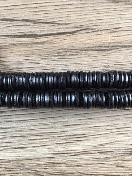 Hidden Gems: Black Bone Button Beads