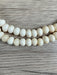 Hidden Gems: White Bone Mala Beads (9mm)
