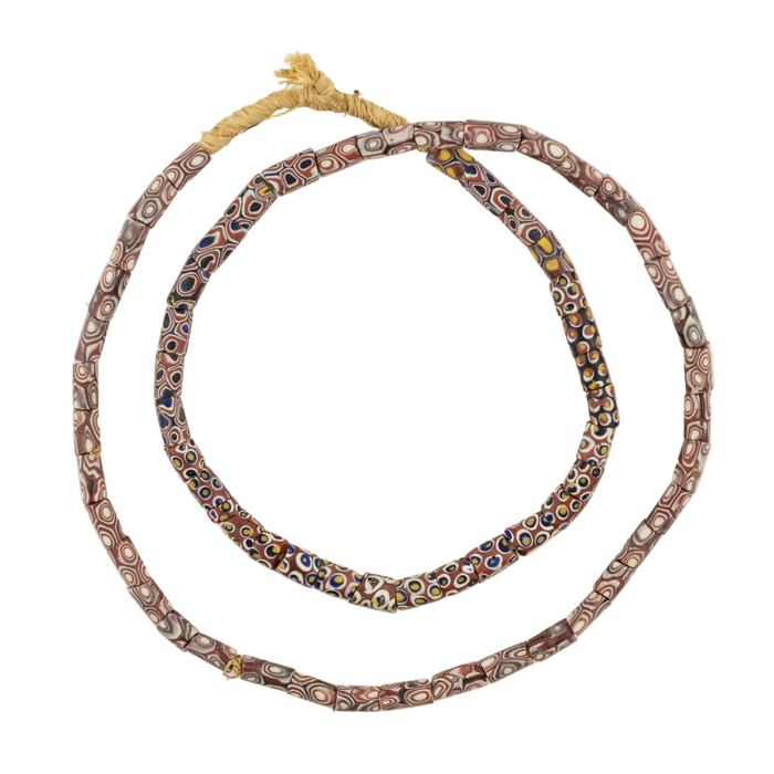 Thin Antique Venetian Millefiori African Trade Beads #20738