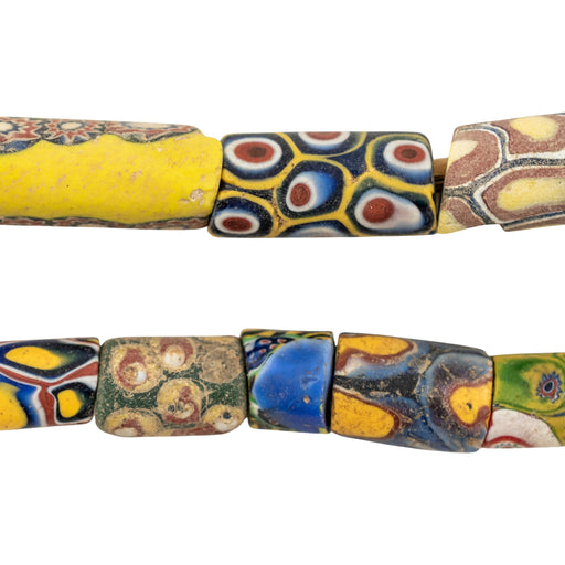 Thin Antique Venetian Millefiori African Trade Beads #20721