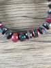 Hidden Gems: Red & Black Inlaid Nepal Bracelet