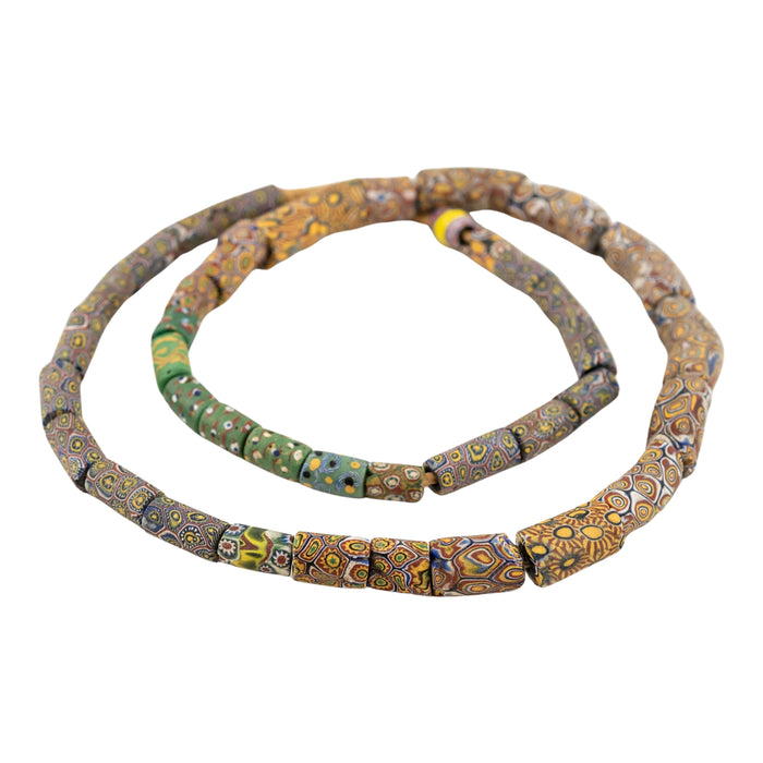 Antique Venetian Millefiori African Trade Beads #20676