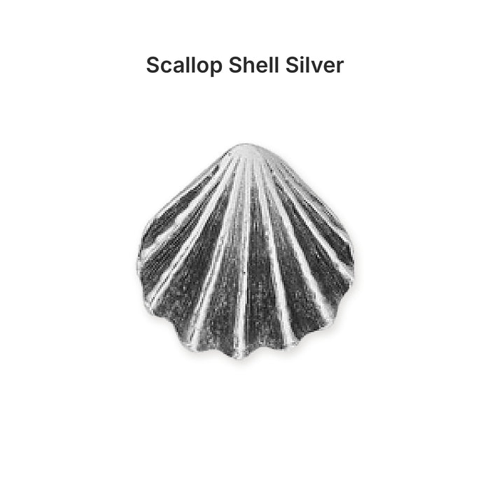 pewter buttons 10 option shell silver