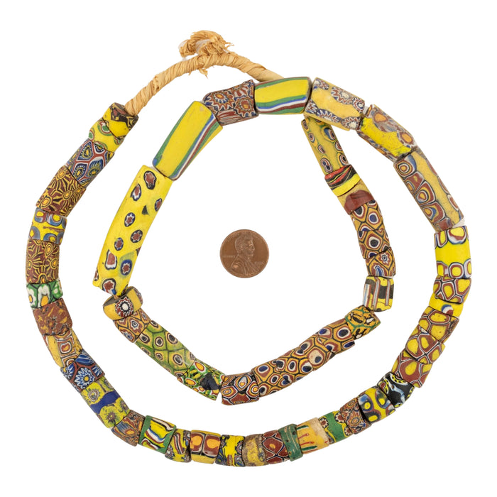 Antique Venetian Millefiori African Trade Beads #20675