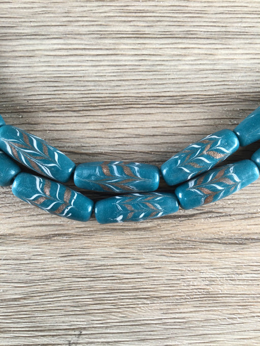 Hidden Gems: Java Glass Feather Beads