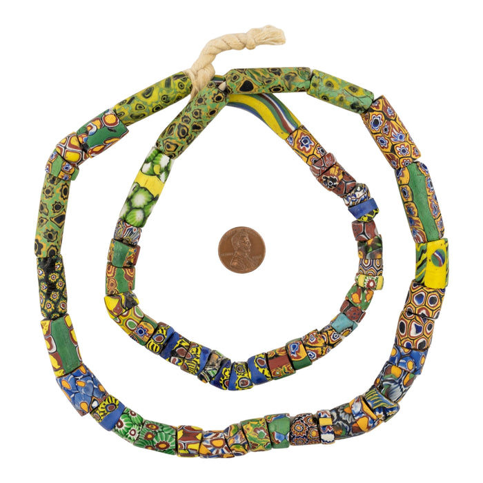 Antique Venetian Millefiori African Trade Beads #20661
