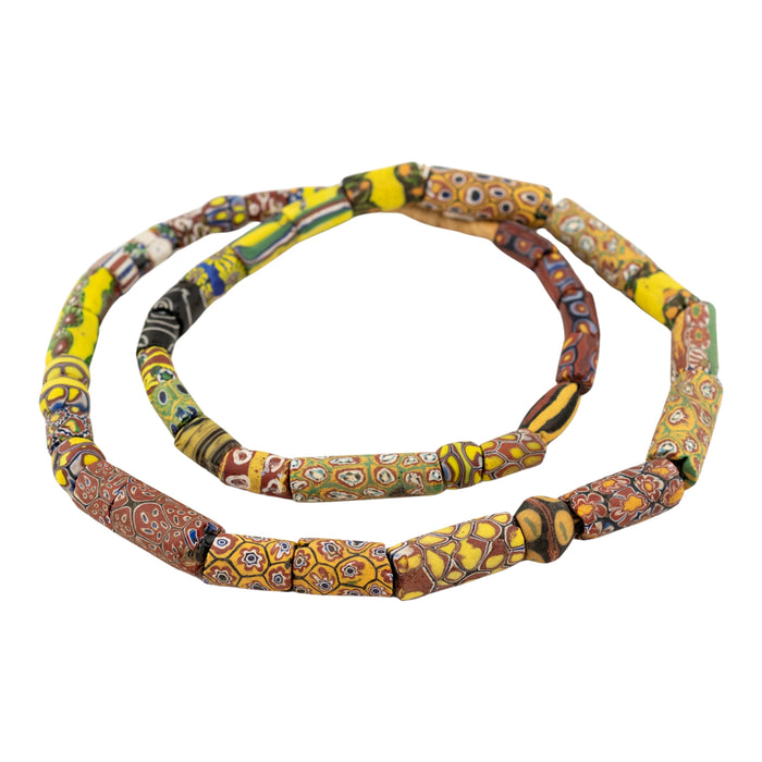 Antique Venetian Millefiori African Trade Beads #20682