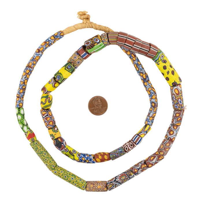Antique Venetian Millefiori African Trade Beads #20663