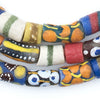 Krobo Fancy Powderglass Beads (Long Strand)