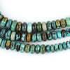Graduated Rondelle Turquoise Beads (4-10mm)