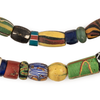 Premium Antique Venetian Mixed Trade Beads #17061