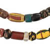 Premium Antique Venetian Mixed Trade Beads #17065