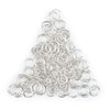 8mm Silver Round Jump Rings (Approx 500 pieces)