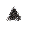 4mm Black Round Jump Rings (Approx 1000 pieces)