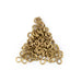 4mm Brass Round Jump Rings (Approx 1000 pieces) - The Bead Chest