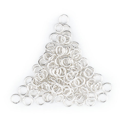 6mm Silver Round Jump Rings (Approx 500 pieces)