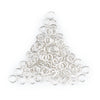 6mm Silver Round Jump Rings (Approx 500 pieces)