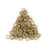 6mm Brass Round Jump Rings (Approx 500 pieces)