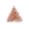 4mm Copper Round Jump Rings (Approx 500 pieces)